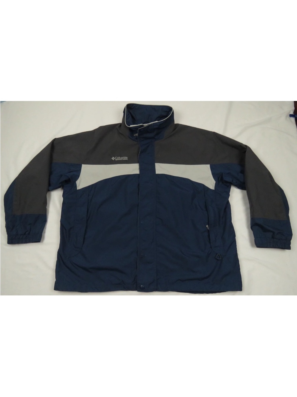 Columbia 3 in 1 Interchange Core Fleece Ski Snow Full Zip Snap Coat Jacket XXL